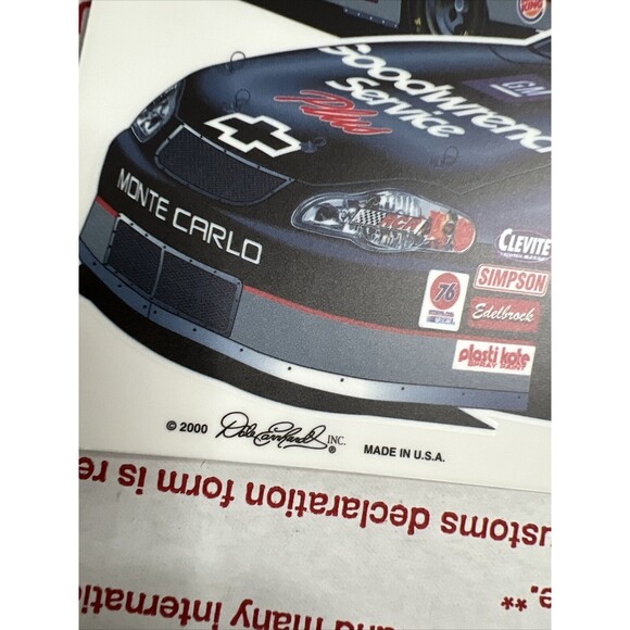 Lot Of 3 DALE EARNHARDT #3 GOODWRENCH CAR NASCAR WINCRAFT RACING WINDOW CLING - Picture 3 of 4